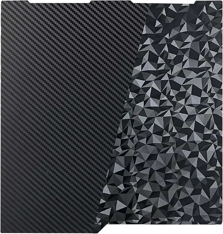 Smooth PEO PET Kobra 3 Druckplatte 256x268 mm, Double Sided PEO PET Build Plate Federstahl Spring Steel Druckbett für Anycubic Kobra 3, Kobra 3 Combo, Kobra 3 V2 3D Drucker Plattform