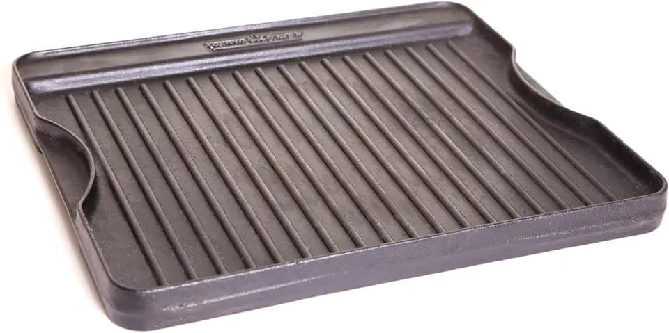 Camp Chef Cast Iron Griddle - 14 x 16, Non-Stick Grill/Griddle Sides