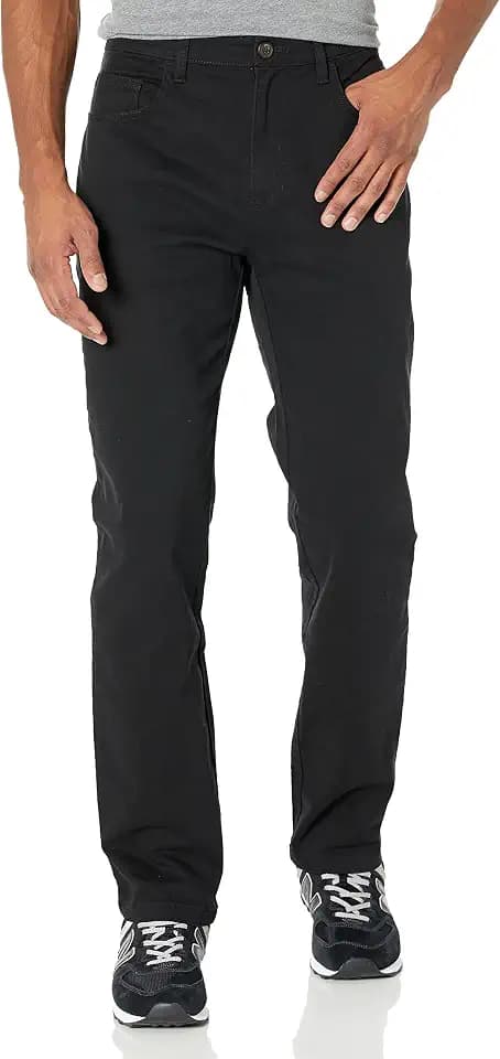 Amazon Essentials Men's Athletic Fit Chinos, Work Pants, 5-Pocket, Cotton Stretch