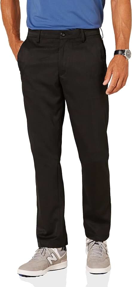 Amazon Essentials Herren Straight-Fit-Stretch Knitterarm Golfhose