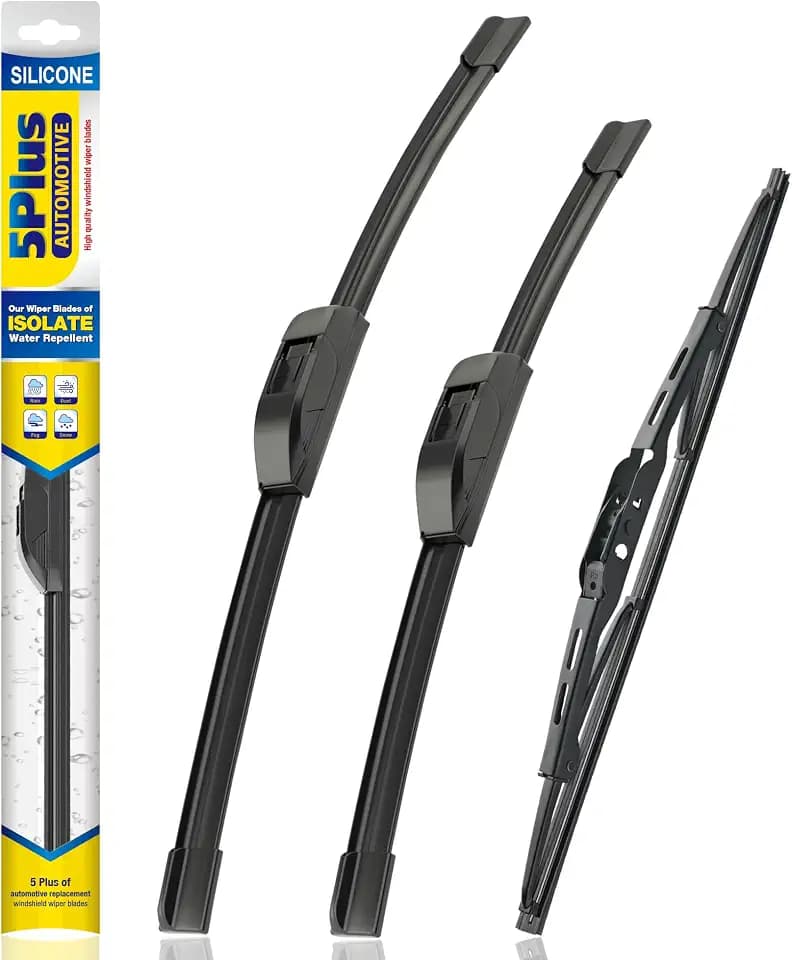 5 PLUS Silicone Windshield Wipers Fits Honda CRV 2012-2016 (3 PACK)