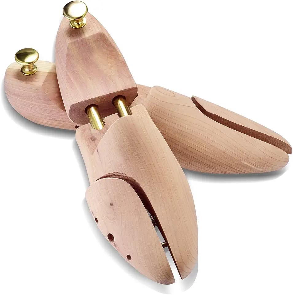 1 Paar Hochqualitativer Schuhspanner Schuhdehner aus Zedernholz Schuhweiter