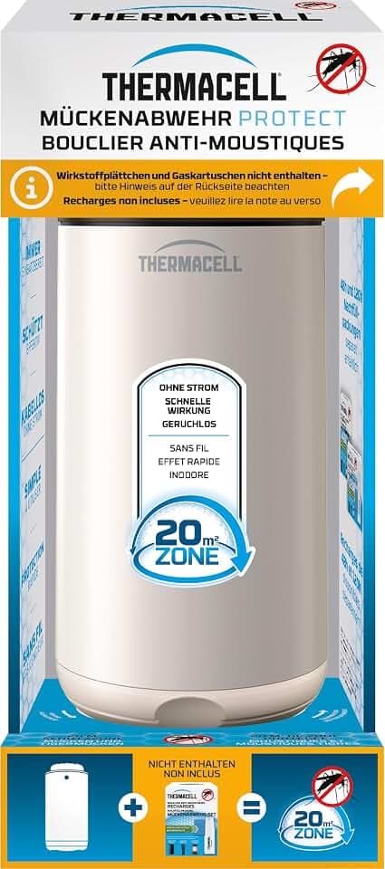 Thermacell Mückenabwehr Protect Basisgerät ohne Wirkstoffplättchen, Creme
