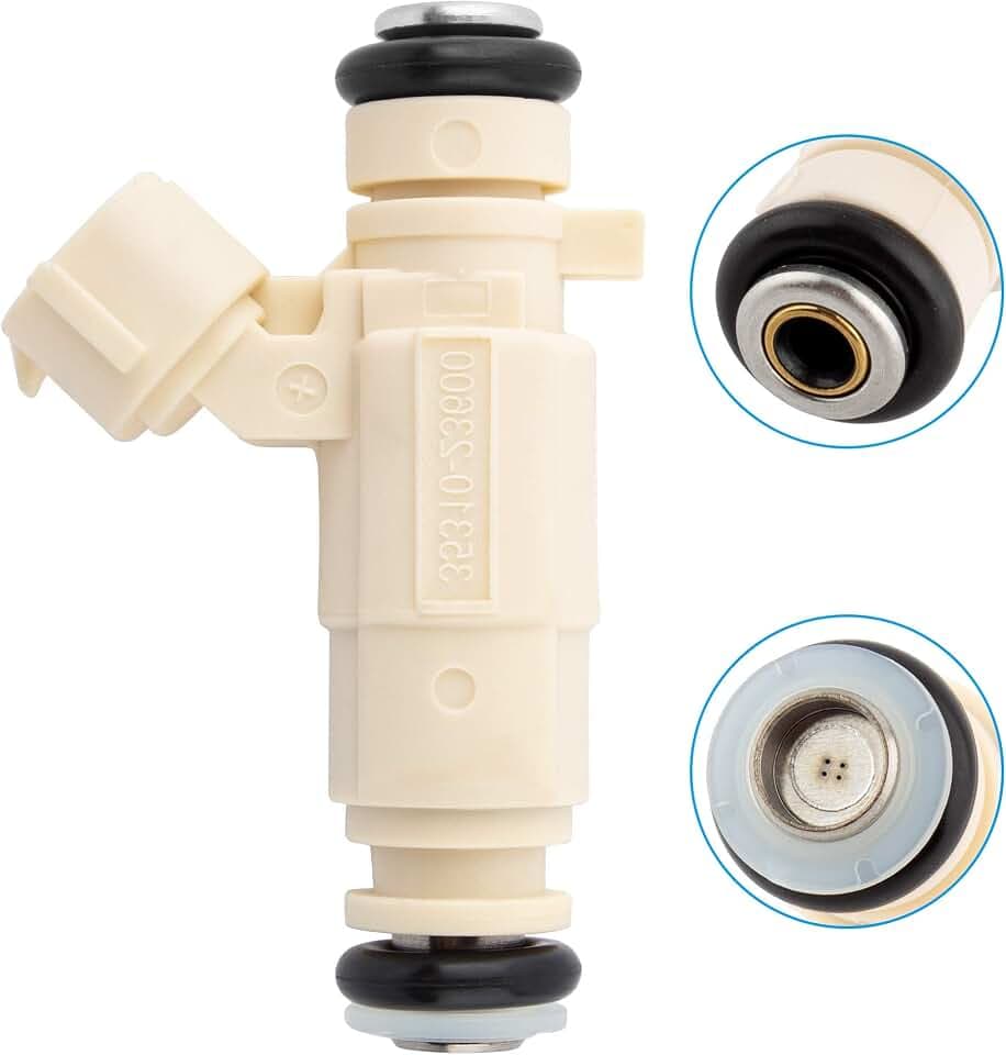 BOXI Fuel Injector Compatible for Hyundai Santa Fe 2007-2009/Tucson 2005-2009/Elantra 2001-2008/Tiburon 2003-2008 / for Kia Optima Rondo 2007-10/Soul Sportage 2010/Spectra 04-07 | Replace# 35310-23600