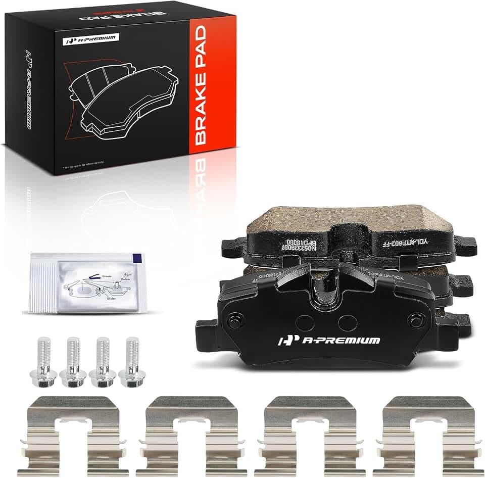 A-Premium Rear Ceramic Brake Pads Compatible with Mini