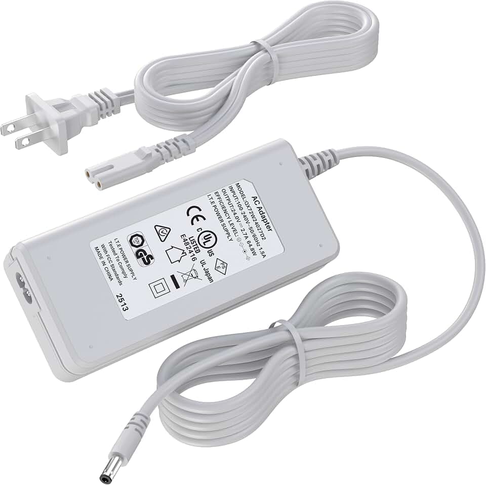 24V 2.7A Charger Fit for Silhouette Cameo 5 Desktop Cutting System Machine