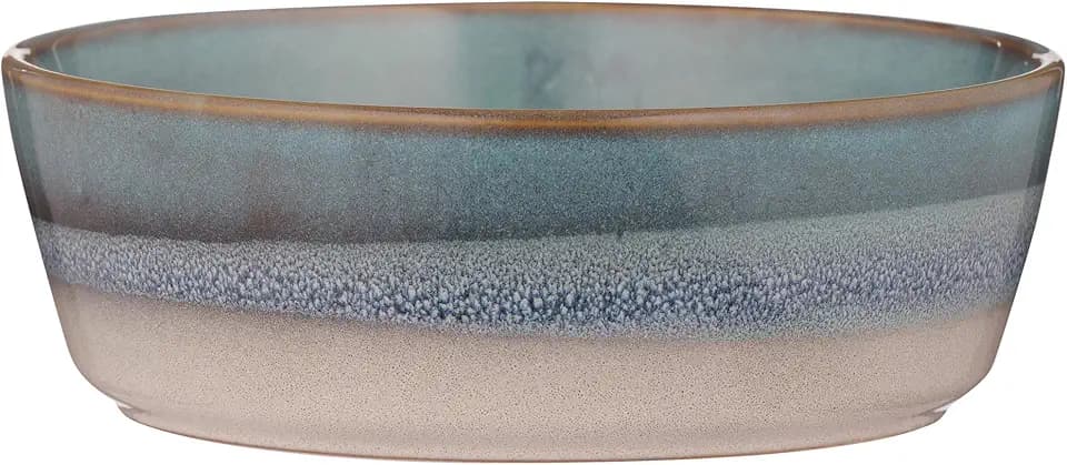 Mason Cash 7.9" Reactive Fade Pet Bowl, 44oz Ceramic Dog Food & Water Dish