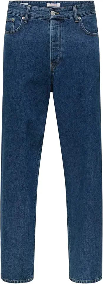 Only & Sons Herren Onsfive Baggy Db 2618 Tai DNM Onsfive Baggy Db 2618 Tai DNM