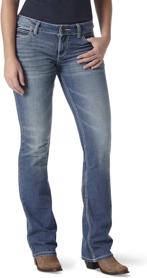Wrangler Cash Mid Rise Boot Cut Ultimate Riding Jean