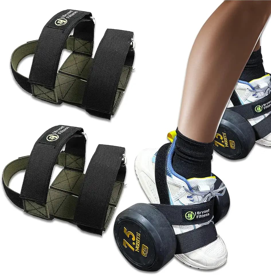 J Bryant Tibialis Trainer, Kurzhantel, Fußriemen, verstellbar, verbesserte Knöchelgewichte für Gurt, Beinmuskulatur, Krafttraining, Workout, 1 Paar