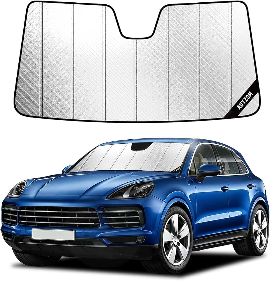 Windshield Sun Shade for Porsche Cayenne 2019-2026, Vehicle-Specific Design