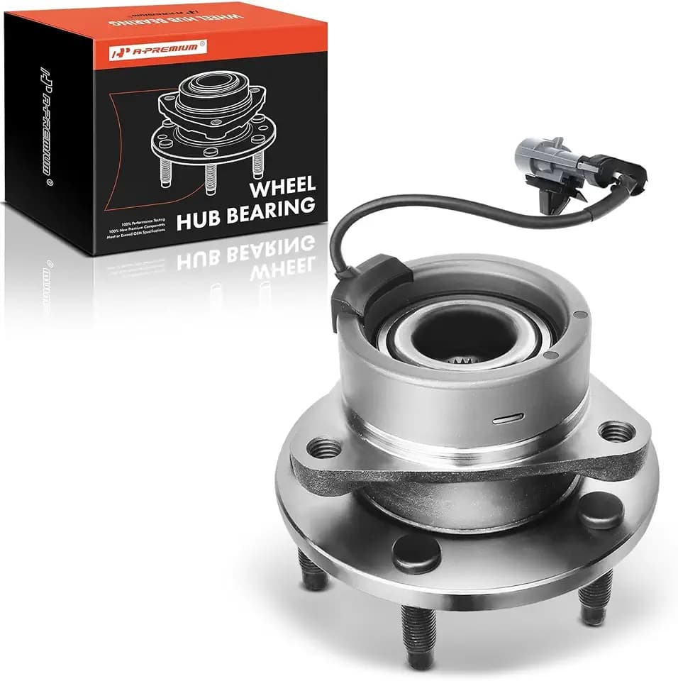 A-Premium Front Wheel Bearing and Hub Assembly with ABS & 5-Lug