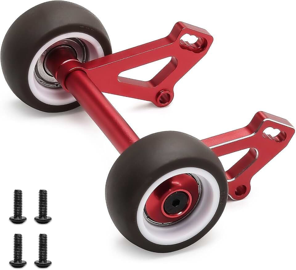 Alloy Wheelie Bar ARA-1528 for Arrma Kraton 6S V6 RTR EXB Upgrade Parts (Red)