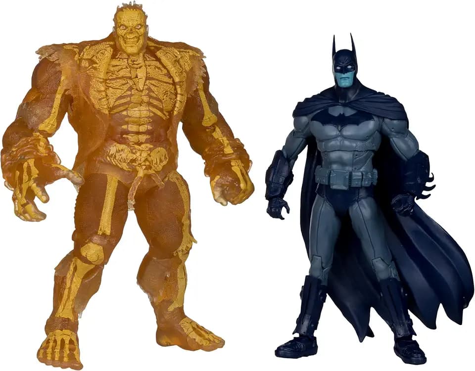 McFarlane Toys DC Multiverse Batman & Salomon Grundy (Arkham City) 17,8 cm Actionfigur und Mega-Figur, 2 Stück Gold Label