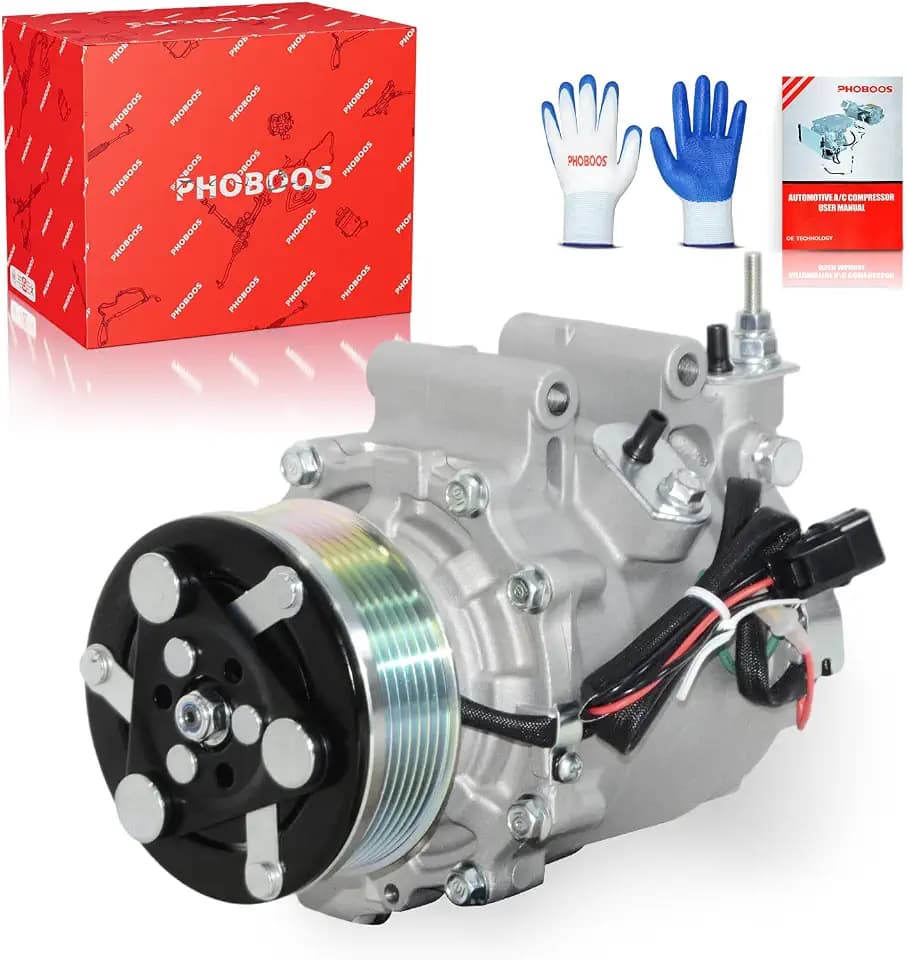 PHOBOOS A/C Compressor with Clutch Compatible with Honda Civic