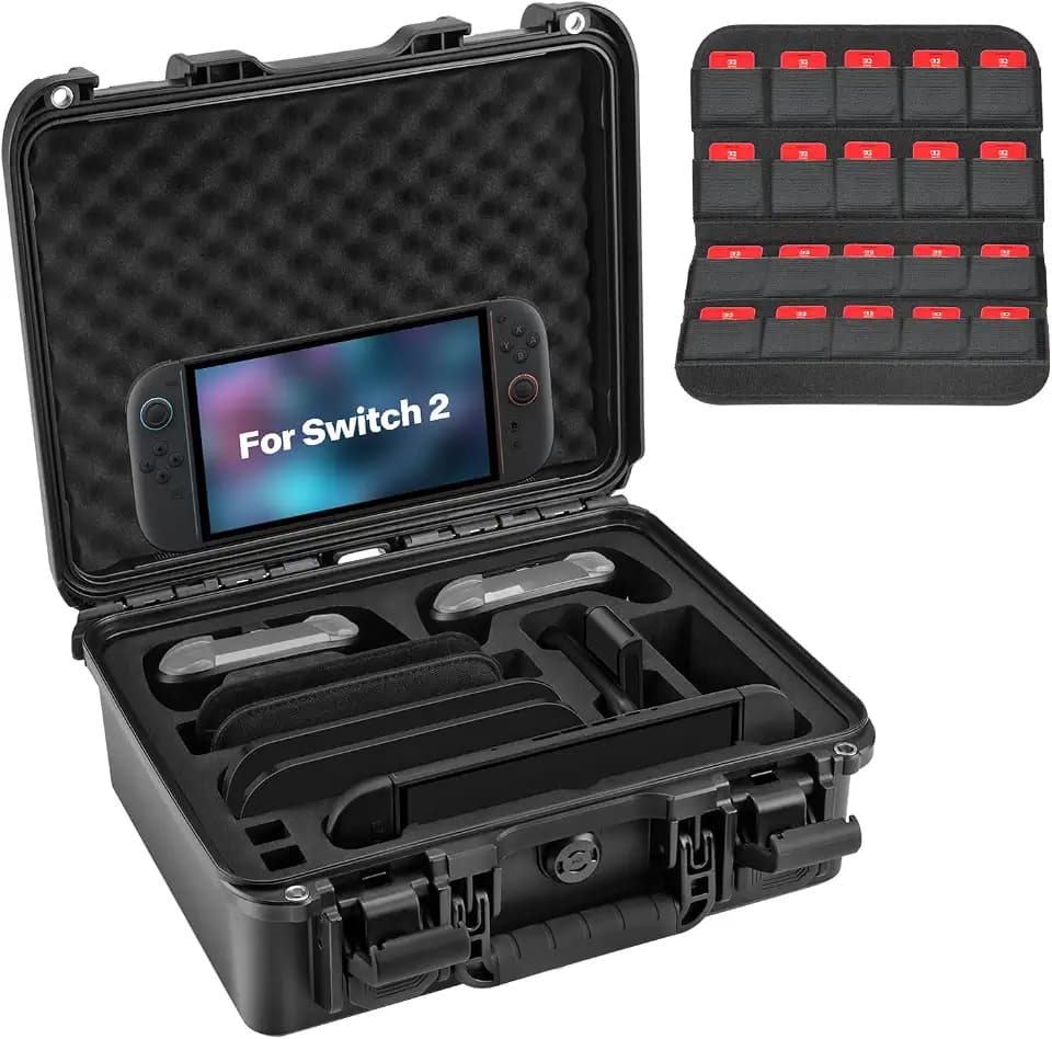 Hard Shell Carrying Case Compatible with Nintendo Switch 2 & Accessories