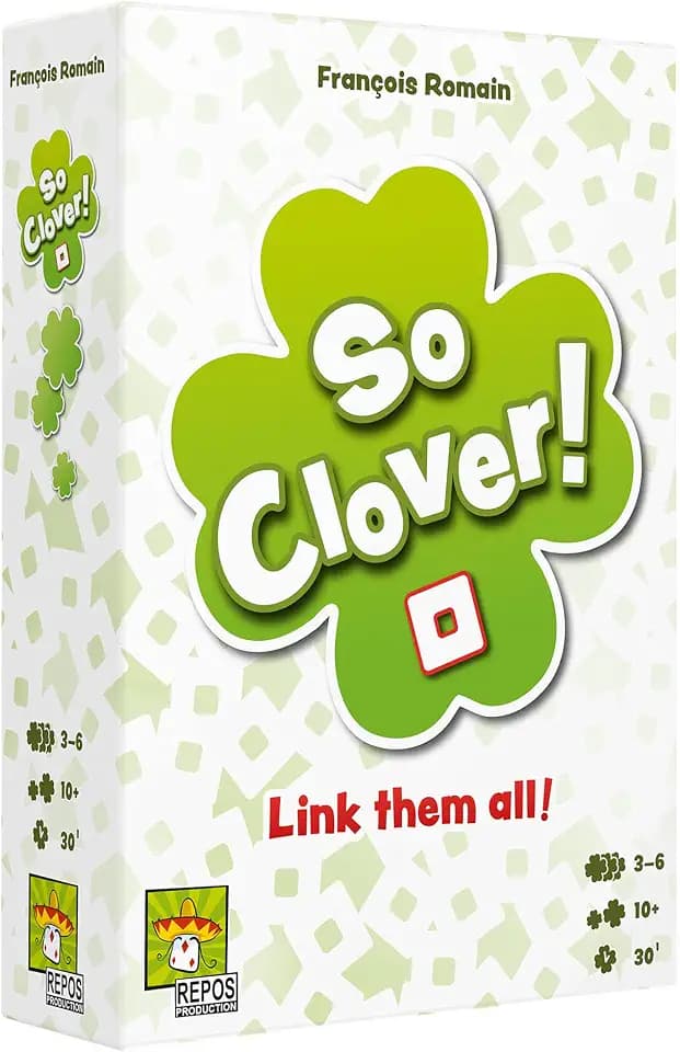 Asmodee So Clover! Party Game - Cooperative Word Association Board Game for Ages 10+, 3-6 Players, 30 Min Playtime