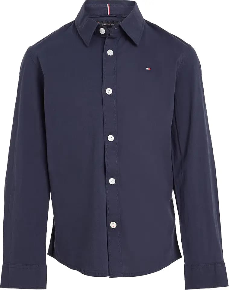 Tommy Hilfiger Jungen Hemd mit Stretch