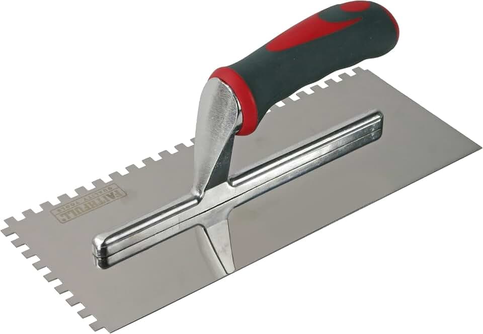 Faithfull Zahnspachtel Soft-Grip für Wand- und Bodenfliesen 280x115mm 6mm