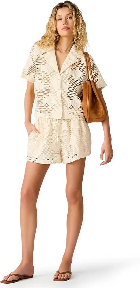 Steve Madden Women's Sandra Top in Fish Lace