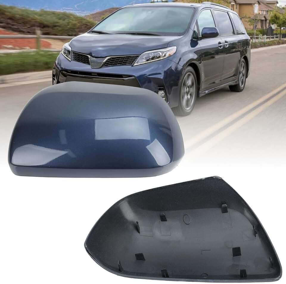 Compatible with 2012-2020 Toyota Sienna Left Side Mirror Cover Cap