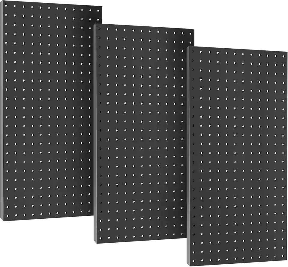 3PCS Metal Pegboard, Peg Boards for Walls, 36x24 inch