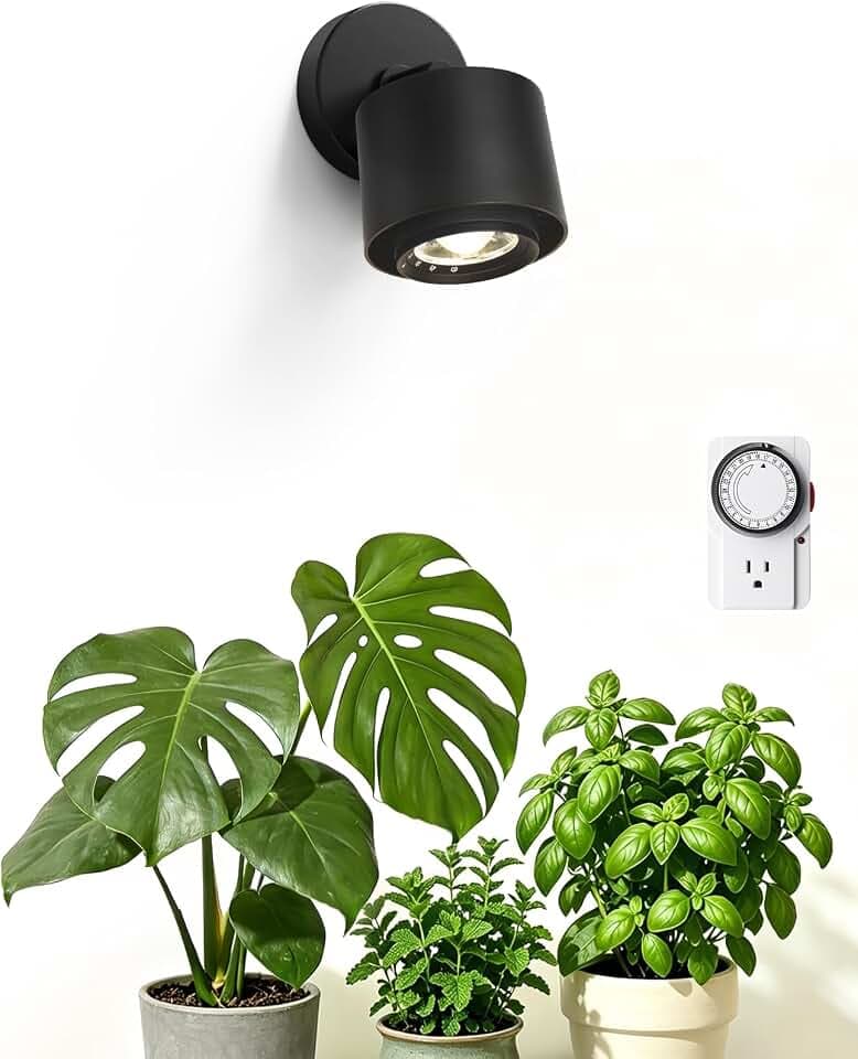 Barrina TR40A LED Track Grow Lights, Black, 40W 4000K, High PPFD, 1-Pack