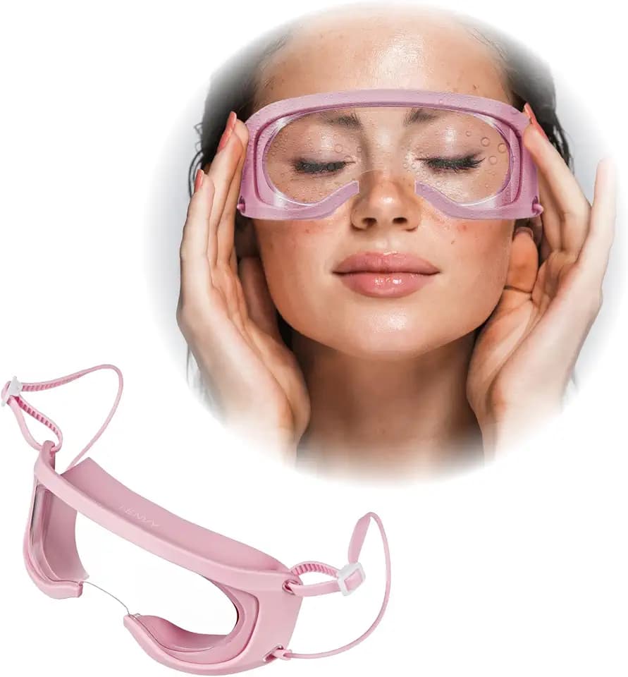i•ENVY Lash Guard with Ear Straps, Anti-Fog Waterproof Protection for Lash Extension, Lift, False Lashes, Surgery Aftercare