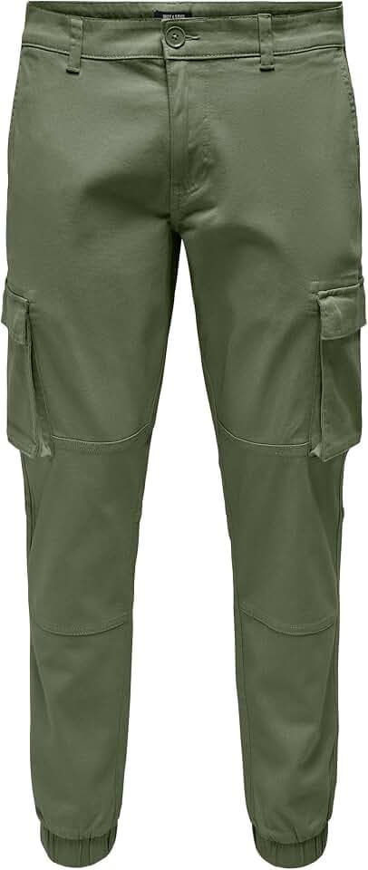 Only & Sons Male Cargo-Hose ONSCAM Verjüngt Cargo-Hose | Cargo trousers