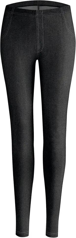 Nur Die Treggings in Jeans-Look Relax & Go Stretch mit Taschen Komfortbund Skinny Fit Damen