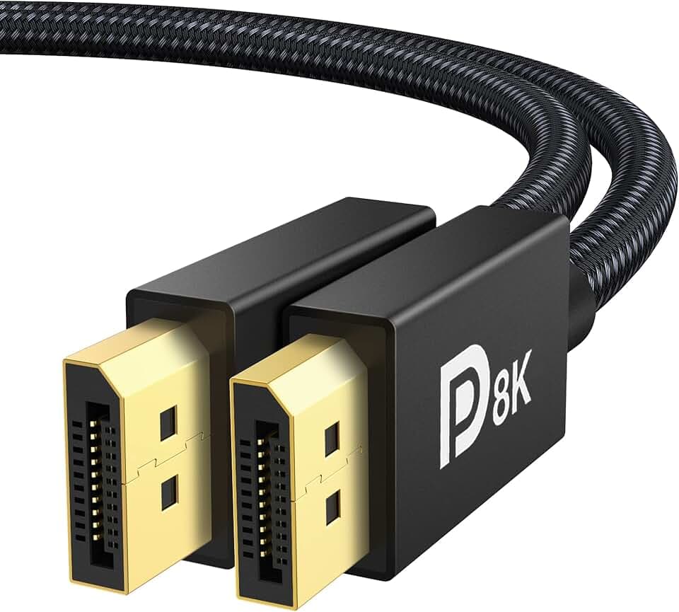 IVANKY VESA Zertifiziert DisplayPort Kabel 8K, 32.4Gbps DP Kabel 1.4 2M