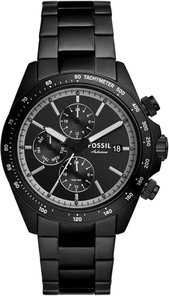 Fossil Men's Watch, Autocross Multifunction Stainless Steel Watch for Men
