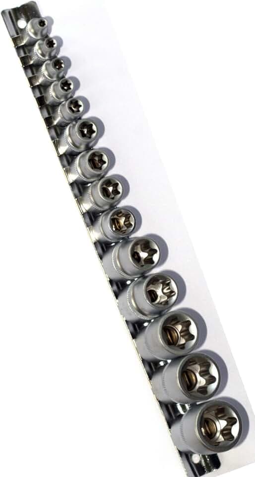 Toolzone 14 weiblich Torx Sockets auf Schiene