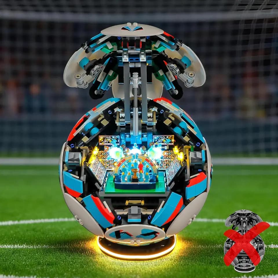 BRIKSMAX LED Beleuchtung für LEGO Editions Fußball 43019, kompatibles Licht Set für Bausteine - Ohne Lego Set, Premium Deko licht für Modellbau für Home Deko, Geschenk für Erwachsene