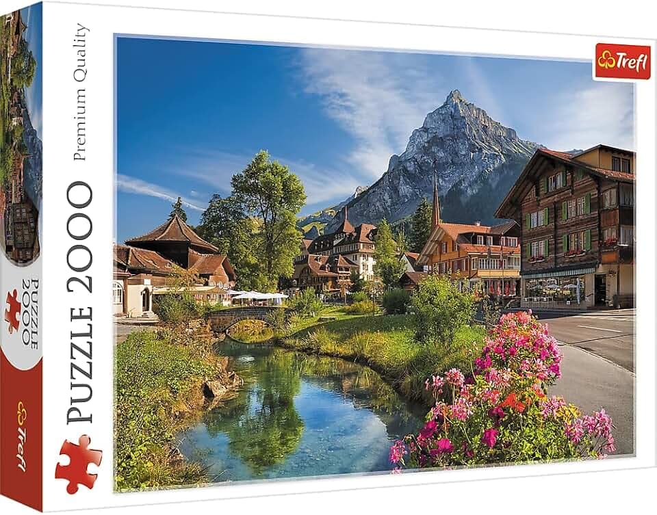 Trefl - Puzzle 2000 Teile, Die Alpen im Sommer, Klassische Puzzles | Für Kinder und Erwachsene ab 14 Jahren, hochwertige, kreative Unterhaltung, präzise passende Teile
