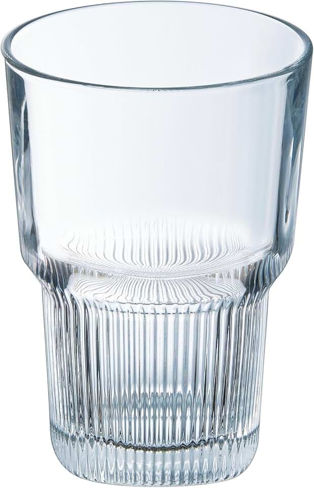 Arcoroc, Trinkgläser, Starline, 35 cl, 6er Set | Stoßfestes gehärtetes Glas, Wassergläser für Saft, Cola und Longdrinks, spülmaschinenfest, dauerhafter Glanz