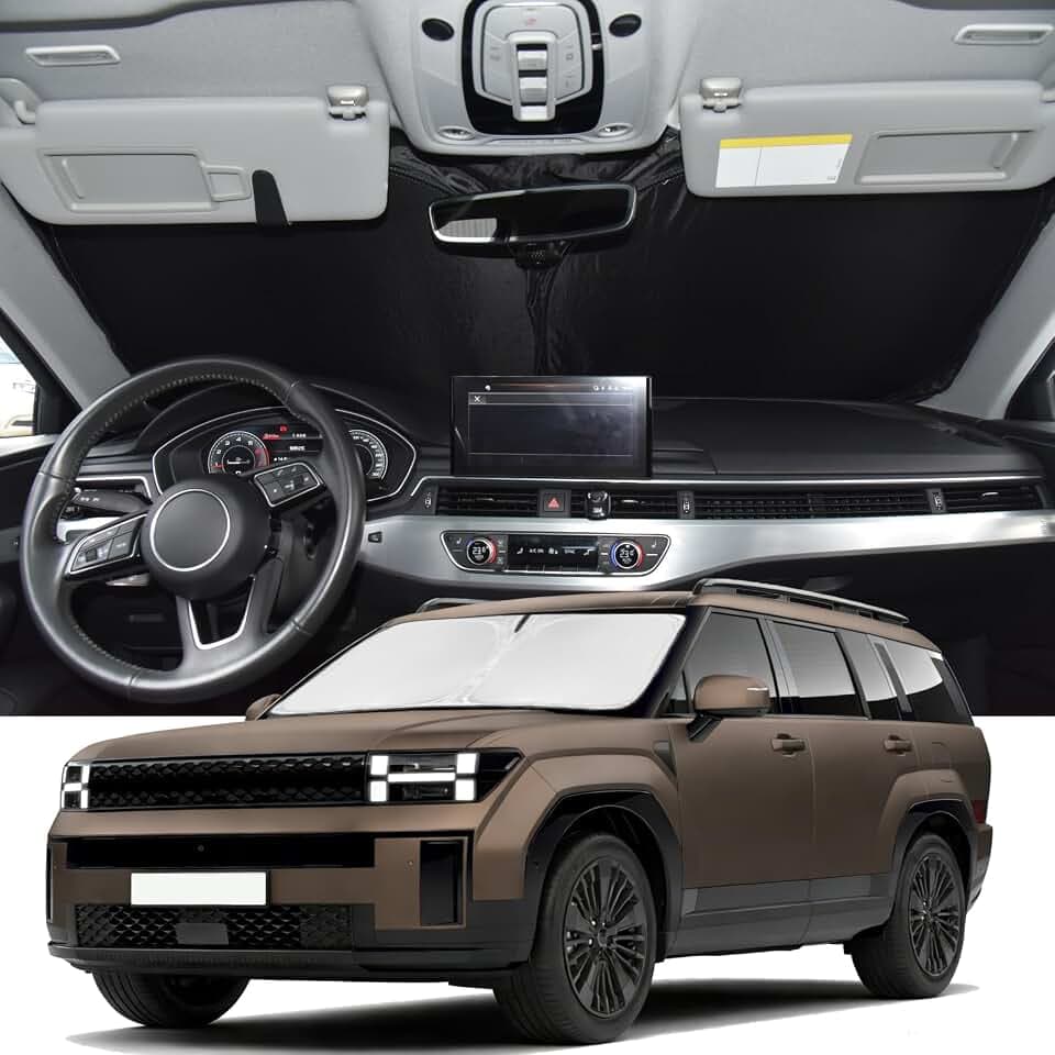 Windshield Sunshade for Hyundai Santa Fe 2024-2026 Sun Shade