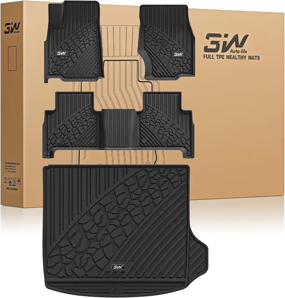 3W Floor Mats & Cargo Liner Jeep Grand Cherokee WL/4xe 2022-2026 (Not L/WK)
