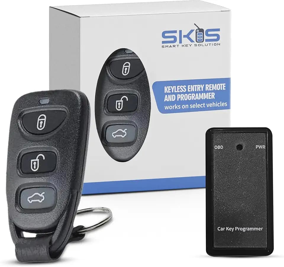 Keyless Entry Remote Kit 4 Button Compatible with Hyundai Elantra 2007-2016. Sonata 2006-2014 (FCCID:OSLOKA-360T)