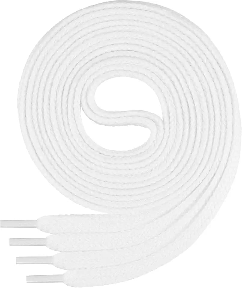 Di Ficchiano Schnürsenkel flach Baumwolle 7 mm 45-200cm