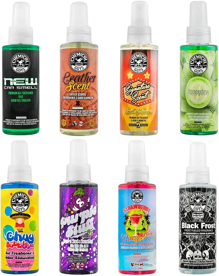 Chemical Guys Scent-Sational Air Freshener Sample Kit, 4 fl oz Each