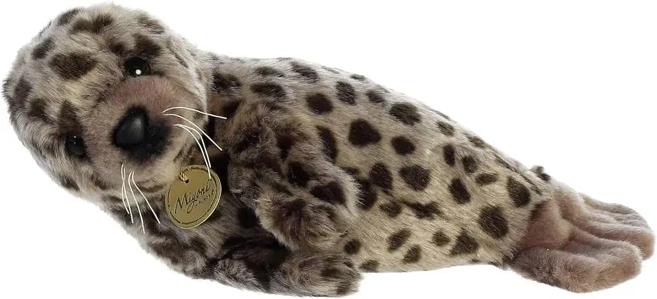 Aurora Miyoni 12" Harbor Seal Realistic Stuffed Animal