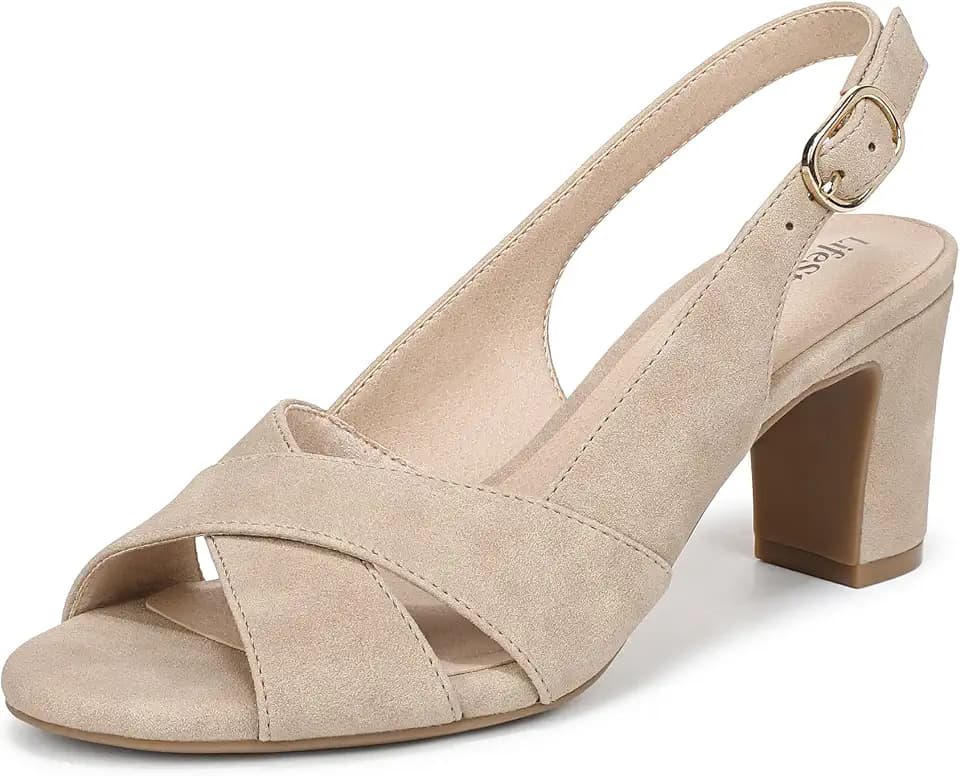 LifeStride Women's Freesia Slingaback Dress Sandal