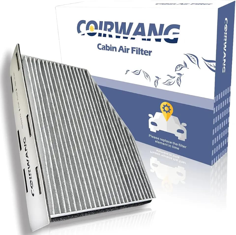 CF10373 Cabin Air Filter Activated Carbon Compatible with VW Golf/GTI/Jetta/Passat/Tiguan/Beetle/CC/EOS/Caddy III/R32/Rabbit, Audi A3/A3 Quattro/Q3/TT Quattro - Replacement 1K0819644B