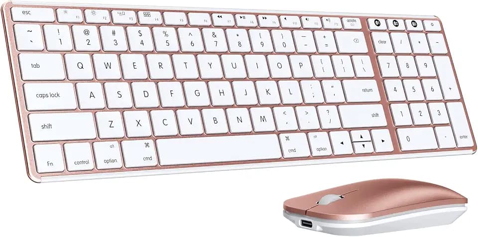 seenda SKM64-2 Bluetooth Keyboard and Mouse Combo for Mac, MacBook and iPad