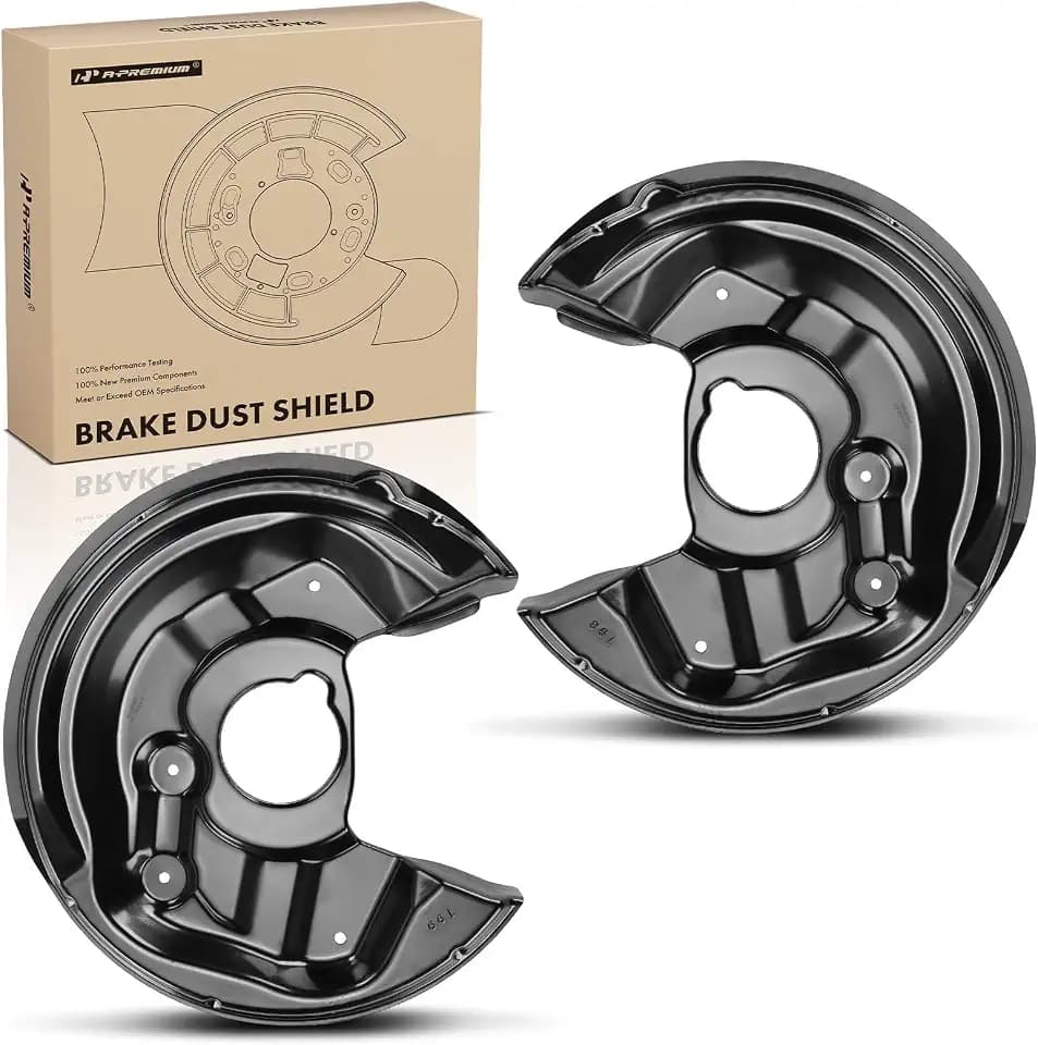 A-Premium Rear Brake Dust Shield Compatible with Volkswagen & Skoda Models
