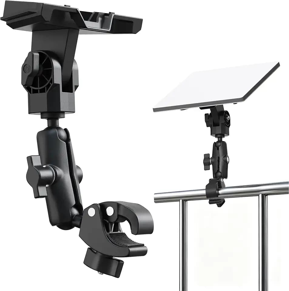Starlink Mini Mount-360° Adjustable Pipe Clamp Mount for Starlink Mini Dish,Pole Mount Adapter for Round Tubes 0.6-1.4in Diameter,Rust-Proof Starlink Mini Accessories for RV, Boat, Camper,Balcony