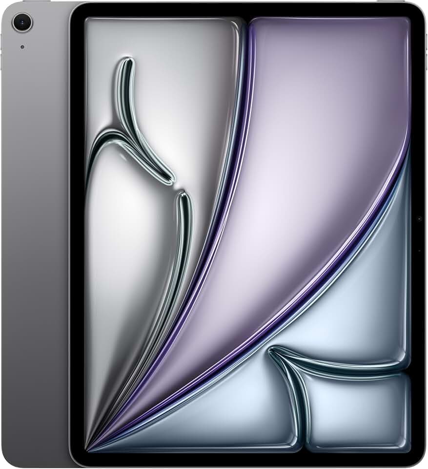Apple 13" iPad Air (M4): Liquid Retina Display, 512 GB, 12 MP Front‑/Rückkamera, WLAN 7 mit Apple N1, Touch ID, Batterie für den ganzen Tag – Space Grau