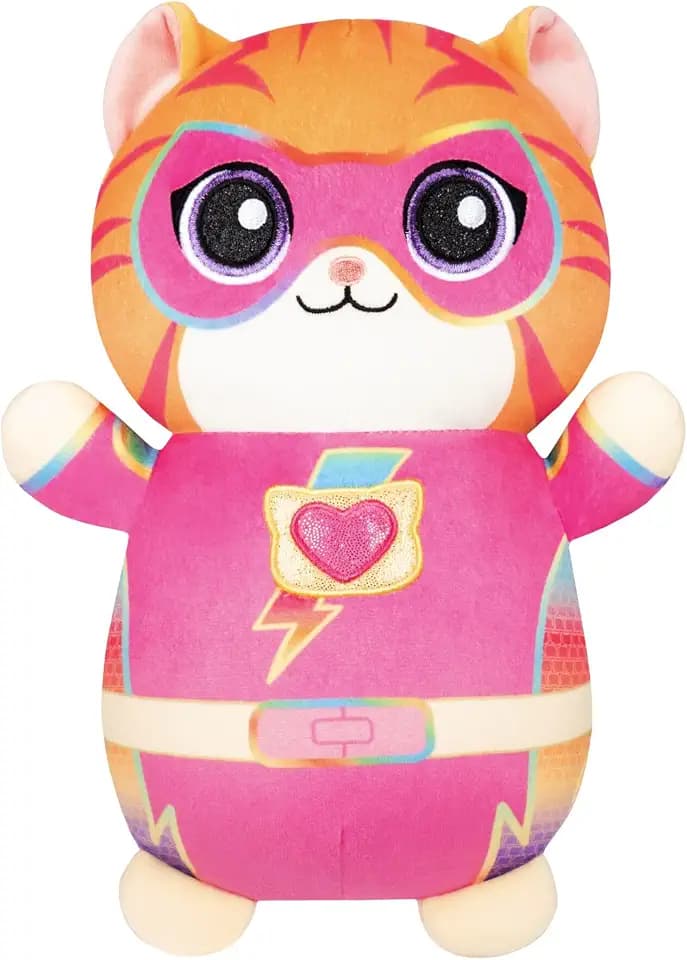 Squishmallows Original Disney SuperKitties 10in Ginny HugMees – Ultrasoft Official Jazwares Plush (Medium-Sized)