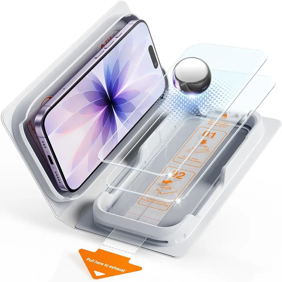 SMARTDEVIL 2 Pack Tempered Glass for iPhone 17 Screen Protector